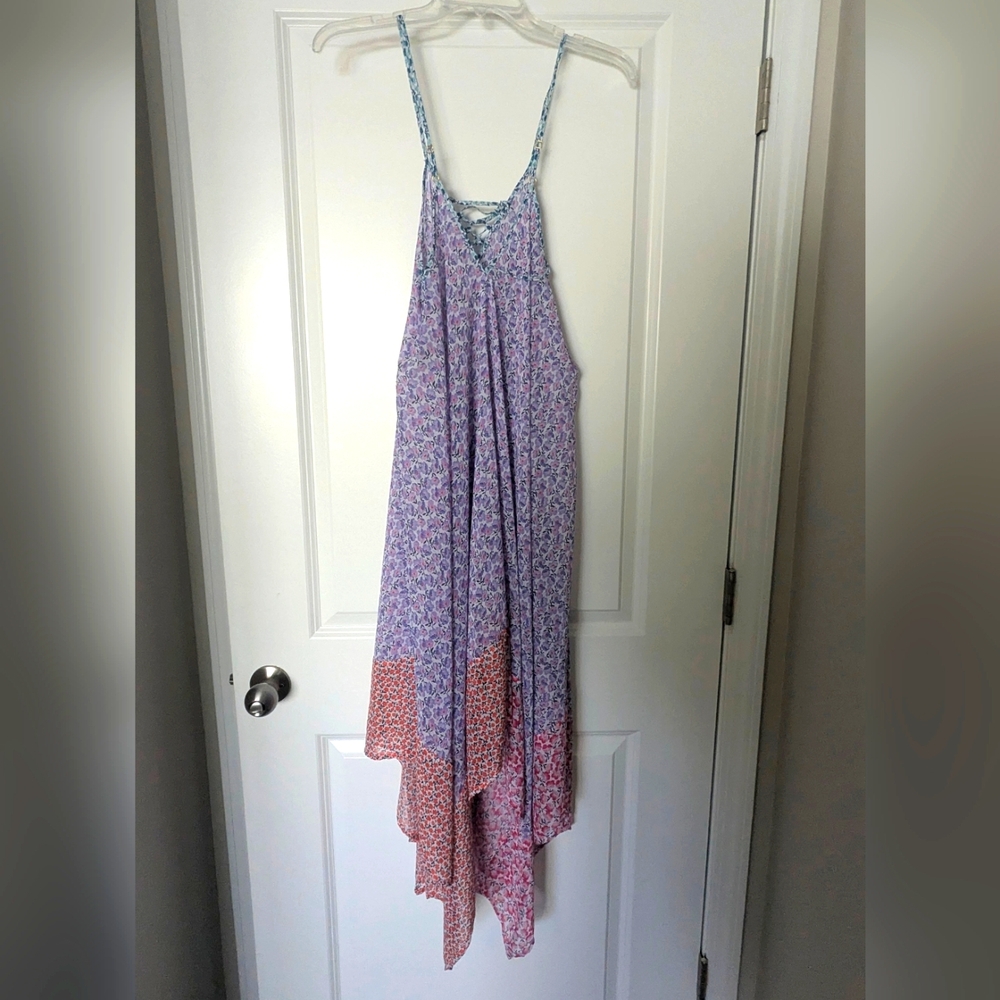 Jessica Simpson Purple and Pink Floral Dress
